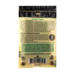 King Palm XXL Size Natural Pre-Rolled 5pk Leaf Tubes - 15ct