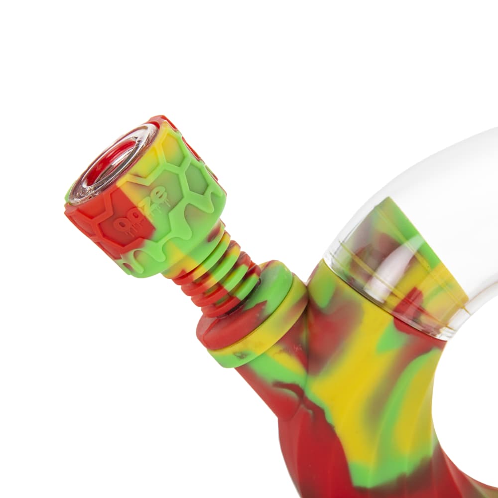 Ooze Ozone Silicone Water Pipe and Dab Straw - Discreet Smoker