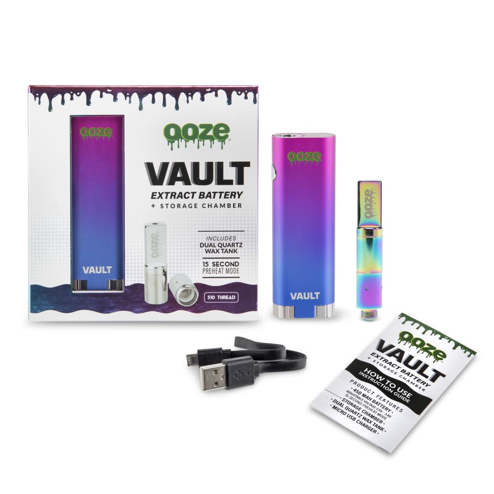 Ooze Vault Extract Battery with Storage Chamber - Discreet Smoker