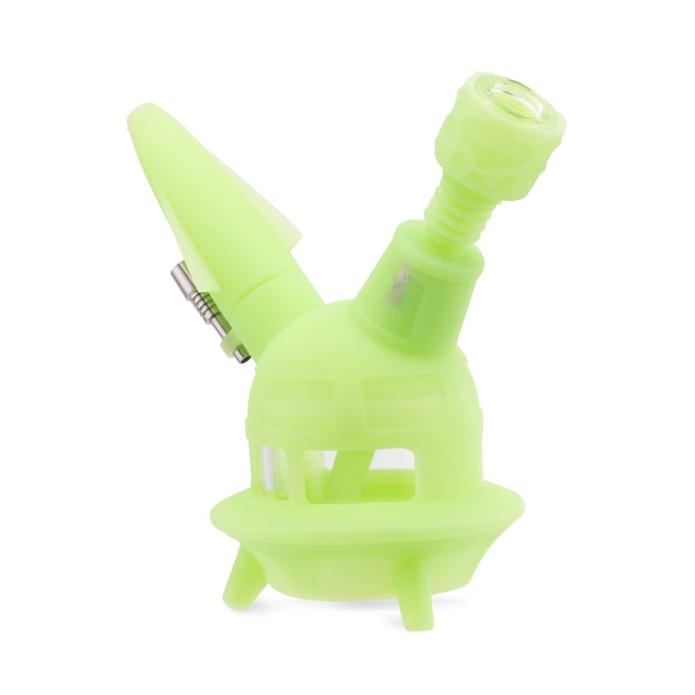 Ooze UFO Silicone Water Pipe - Discreet Smoker