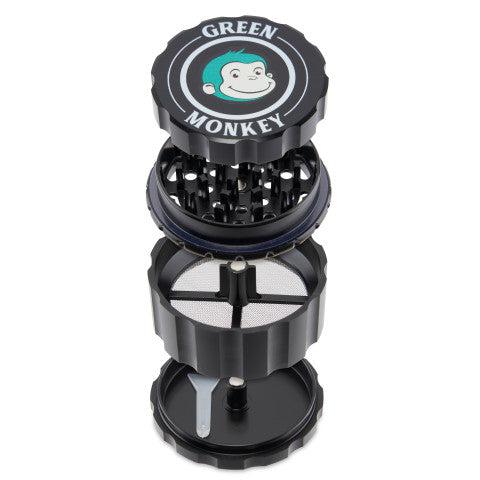 Green Monkey Grinder - Javan 4pc - 63mm - Discreet Smoker