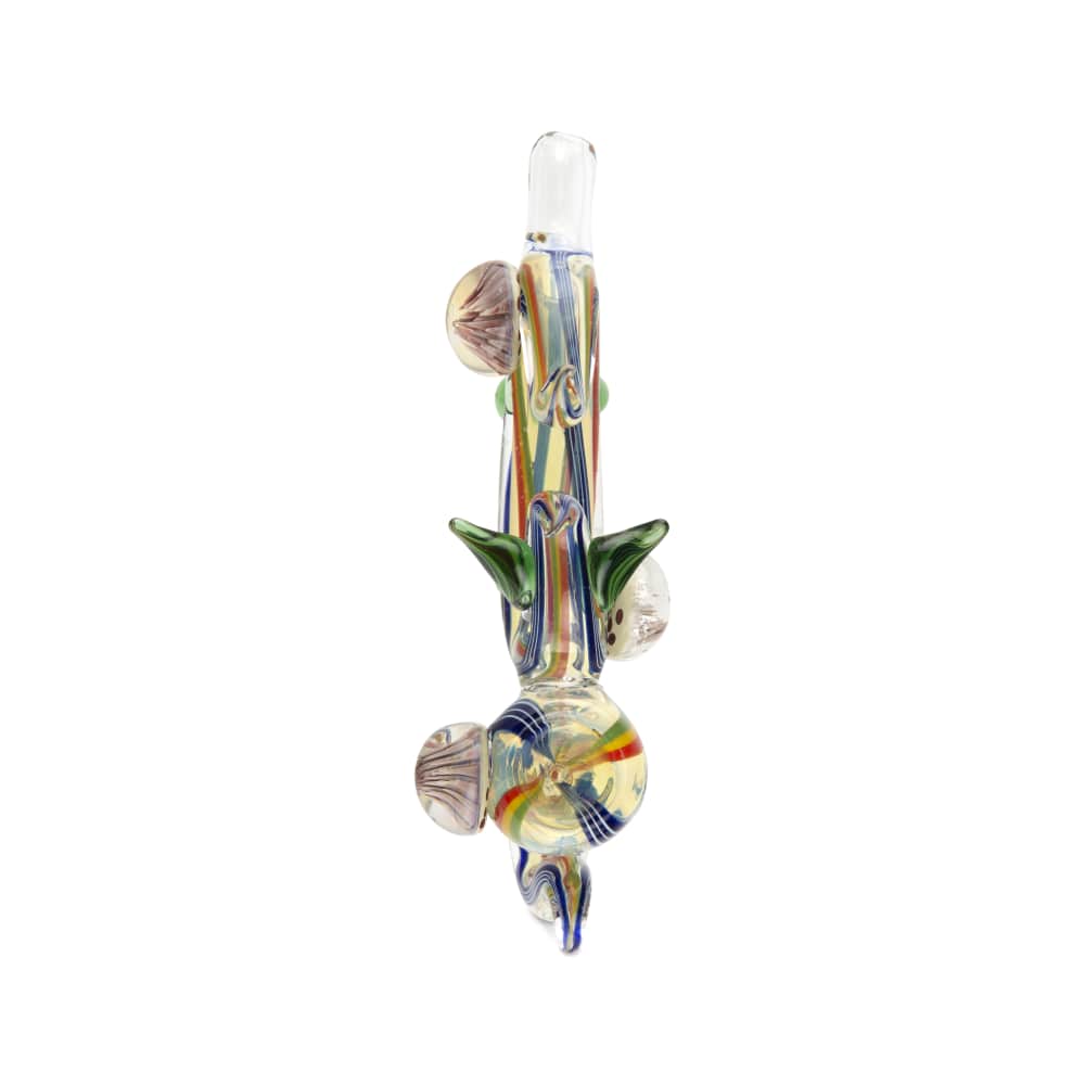 Custom Glass 6” Rasta Hammer Hand Pipe - Discreet Smoker