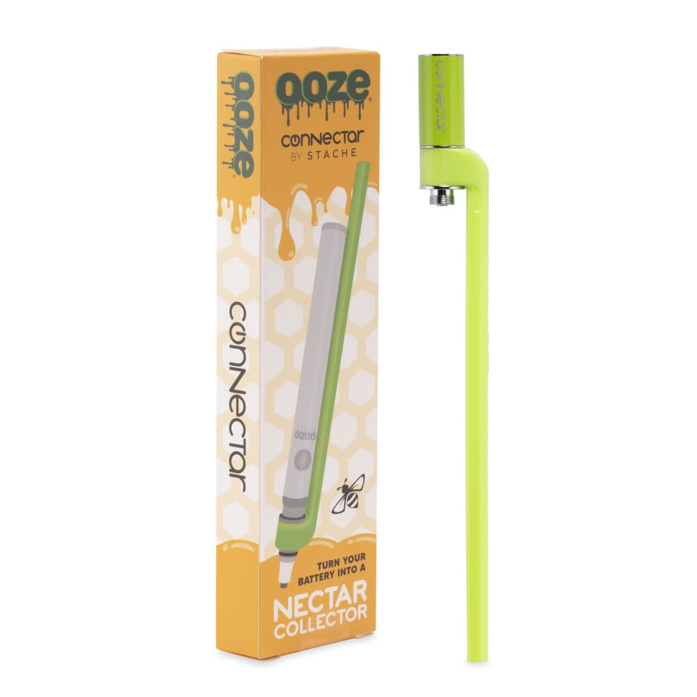 Ooze x Stache ConNectar - 510 Thread Dab Straw Vape Pen Attachment - Discreet Smoker