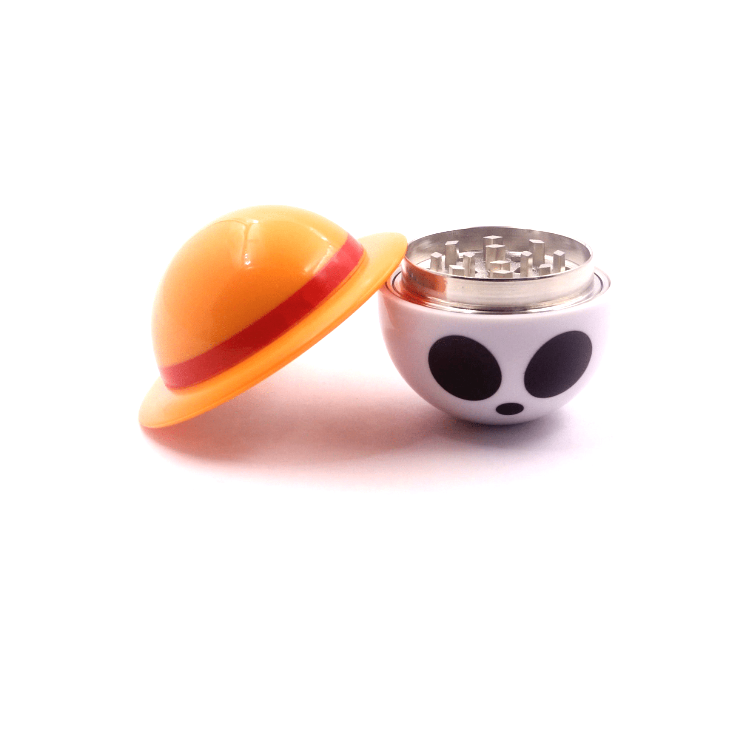 Straw Hat 3-Piece Herb Grinder - Discreet Smoker