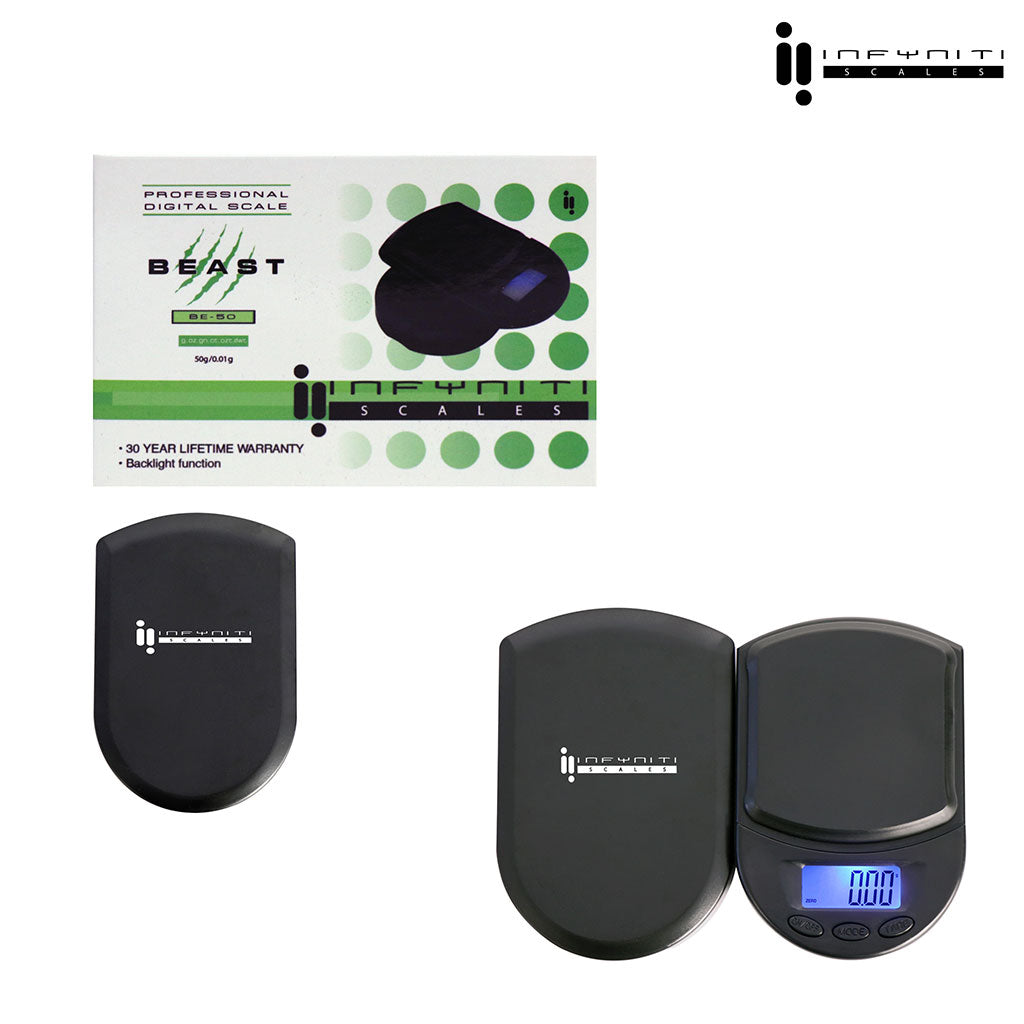 Beast; 50g X 0.01g, Pocket Scales - Discreet Smoker