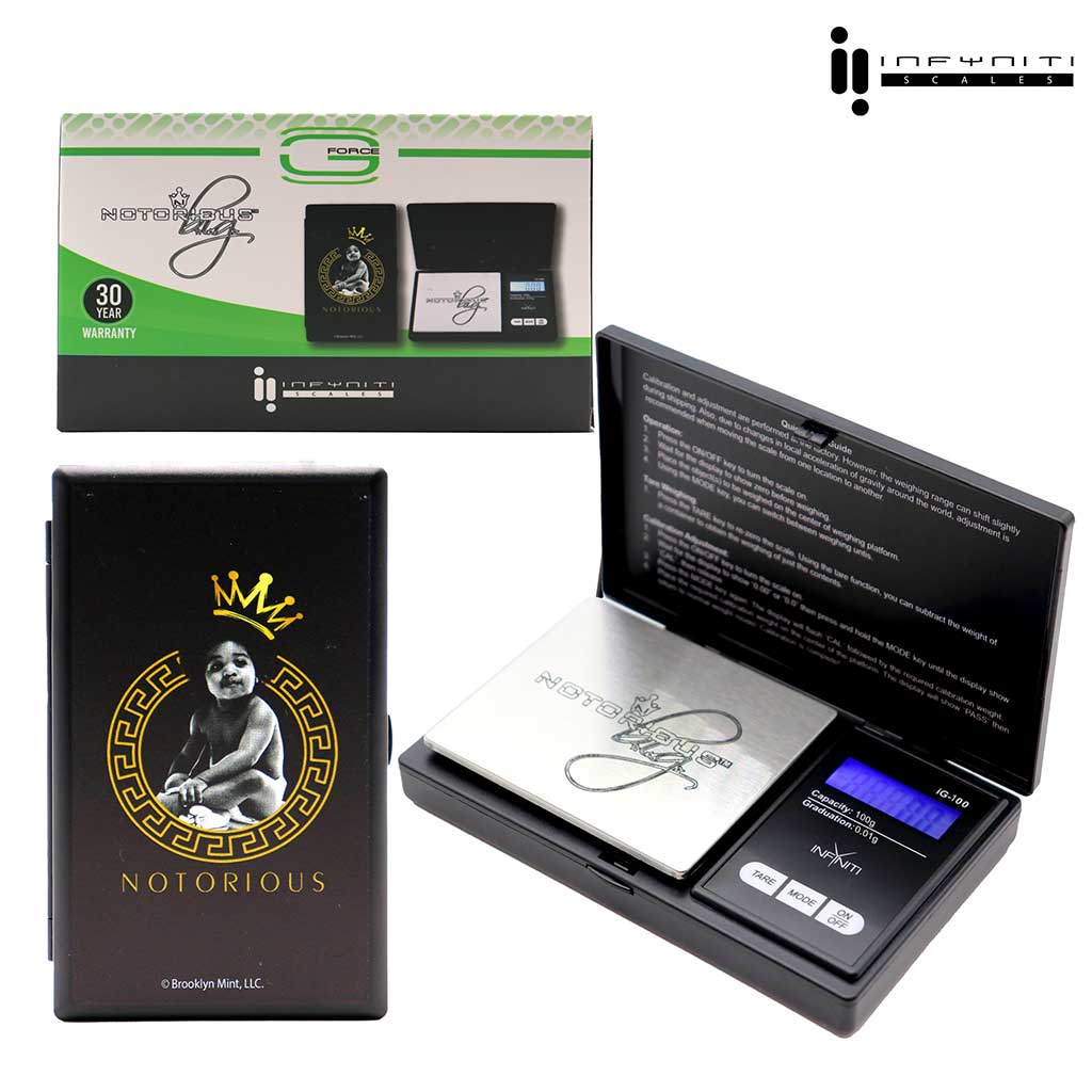 BIG G-Force - 100g X 0.01g Pocket Scale - Discreet Smoker