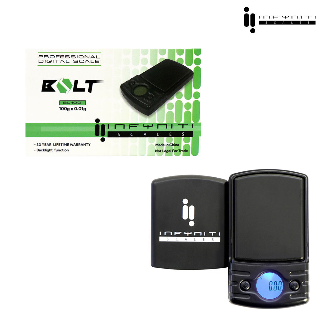 Bolt; 100g X 0.01g, Pocket Scales - Discreet Smoker