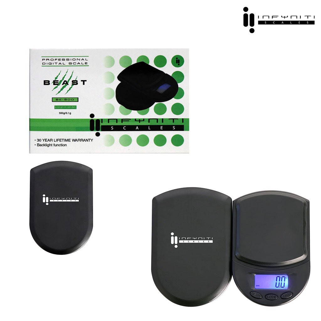Beast; 500g X 0.1g, Pocket Scales - Discreet Smoker