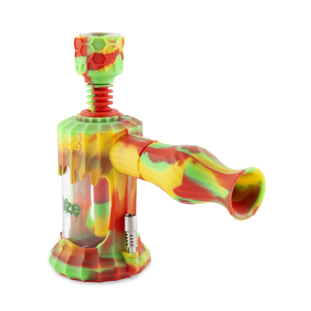 Ooze Clobb Silicone Water Pipe and Dab Straw - Discreet Smoker