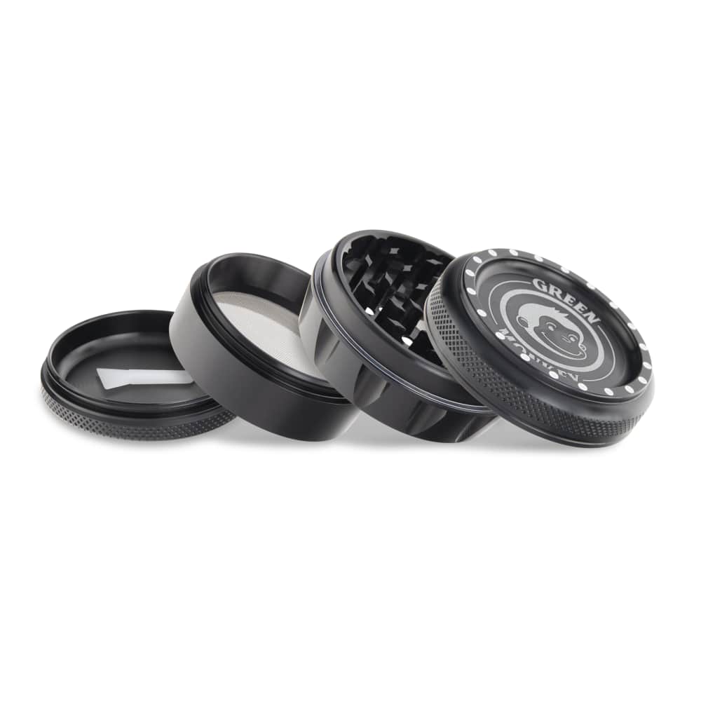 Green Monkey Grinder - Tamarin 4pc - 70mm - Discreet Smoker