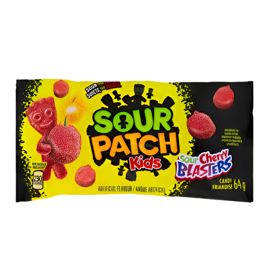 Maynards Sour Patch Kids Cherry Blaster 64g (CANADA) - Discreet Smoker