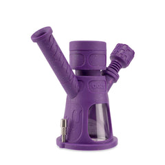 Ooze Hyborg Silicone Glass 4-in-1 Hybrid Water Pipe and Nectar Collector - Discreet Smoker