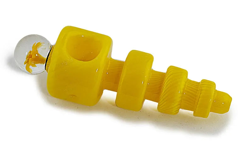 3D Flower Glass Marble Pipe - Discreet Smoker