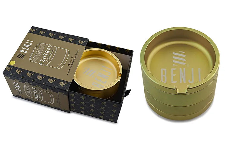 Benji XL Ashtray Grinder (4") - Discreet Smoker