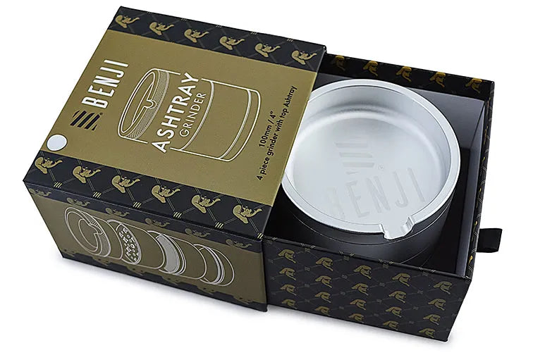 Benji XL Ashtray Grinder (4") - Discreet Smoker