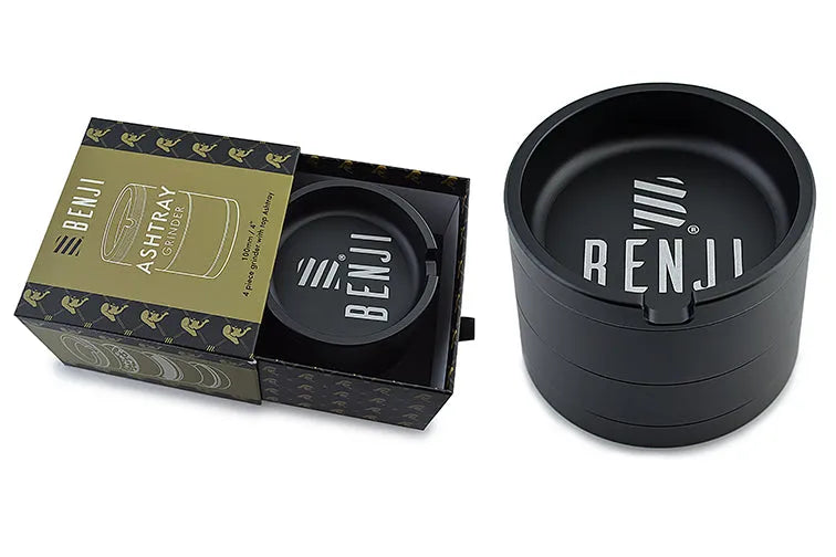 Benji XL Ashtray Grinder (4") - Discreet Smoker