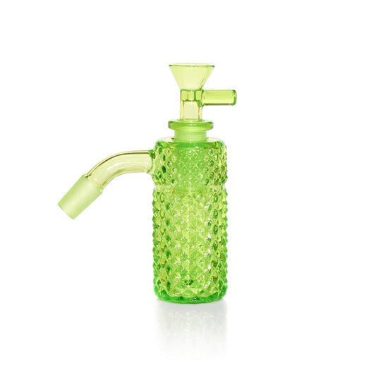 Jane West x Prism Ash Catcher 14mm 45ยฐ | Light Green Slime - Discreet Smoker