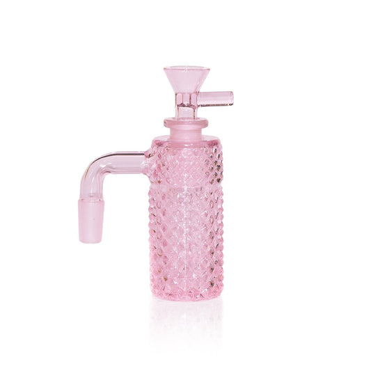 Jane West x Prism Ash Catcher 14mm 90ยฐ | Pink - Discreet Smoker