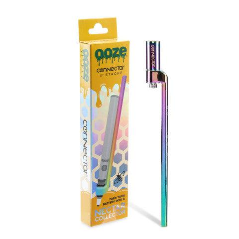 Ooze x Stache ConNectar - 510 Thread Dab Straw Vape Pen Attachment - Discreet Smoker