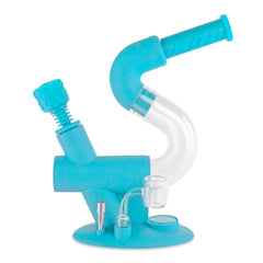 Ooze Swerve Silicone Water Pipe - Discreet Smoker