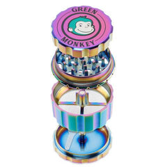 Green Monkey Grinder - Javan 4pc - 63mm - Discreet Smoker