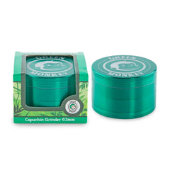 Green Monkey Grinder - Capuchin 4pc - 63mm - Discreet Smoker