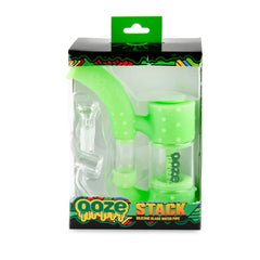 Ooze Stack Pipe Silicone Bubbler - Discreet Smoker