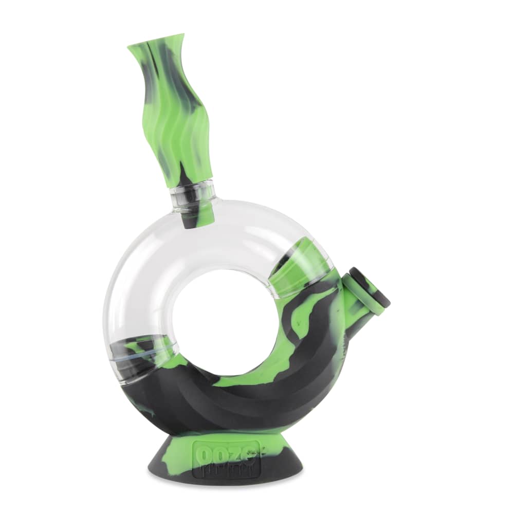 Ooze Ozone Silicone Water Pipe and Dab Straw - Discreet Smoker