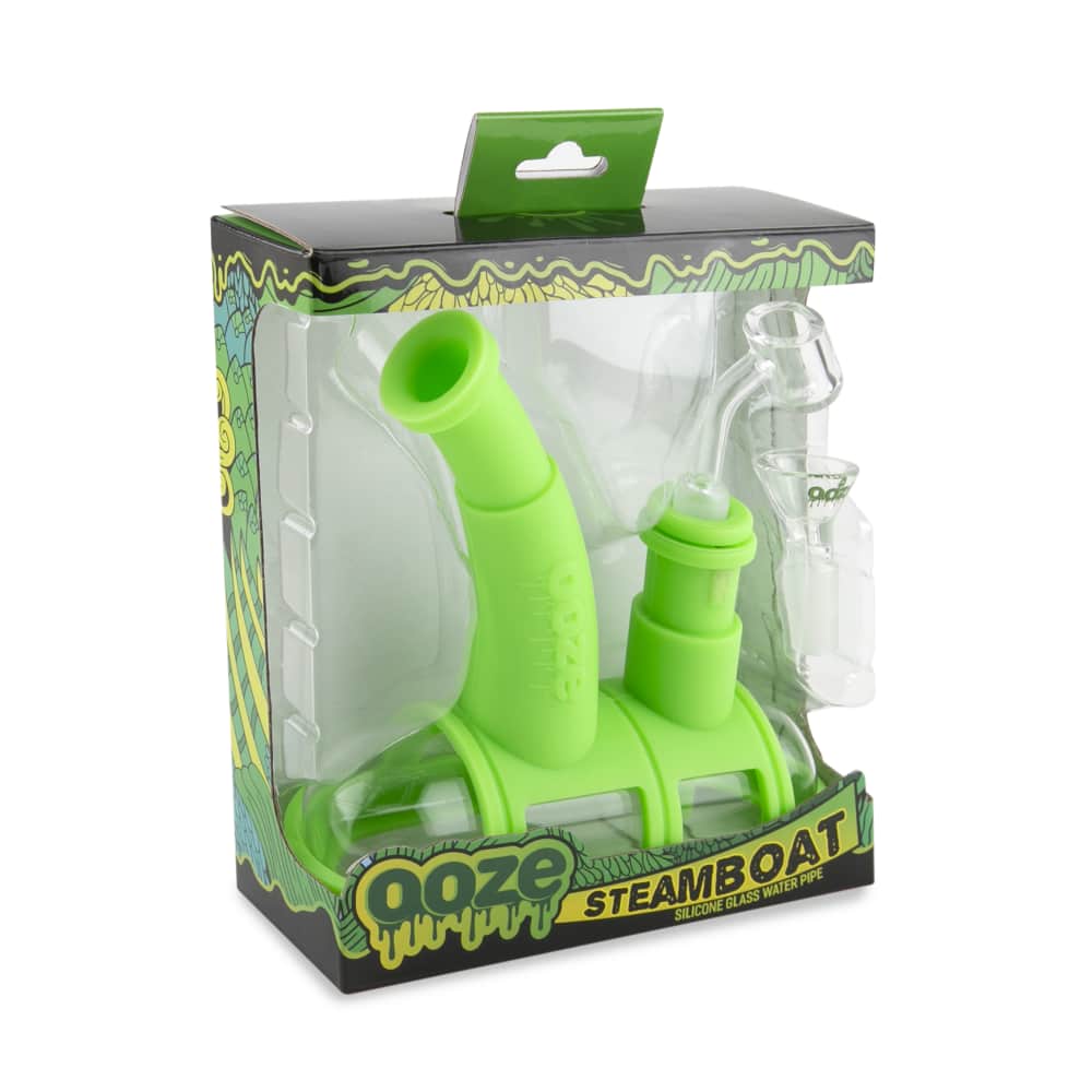 Ooze Steamboat Silicone Bubbler - Discreet Smoker