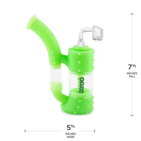 Ooze Stack Pipe Silicone Bubbler - Discreet Smoker