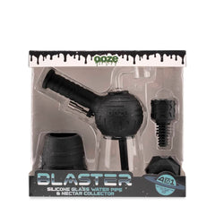 Ooze Blaster Silicone Glass 4-in-1 Hybrid Water Pipe and Dab Straw - Discreet Smoker