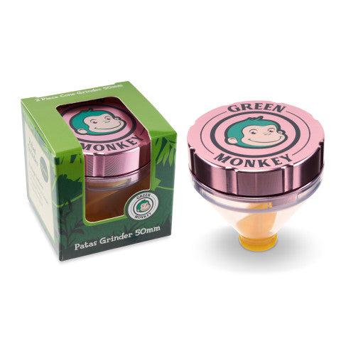 Green Monkey Grinder - Patas 2pc - 50mm - Discreet Smoker