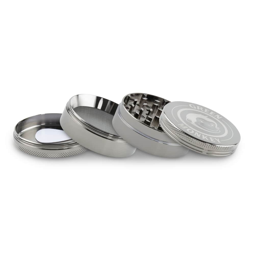 Green Monkey Grinder - Capuchin 4pc - 63mm - Discreet Smoker