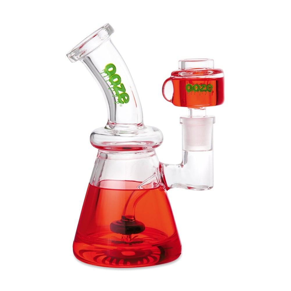 Ooze Glyco Bong Glycerin Chilled Glass Water Pipe - Discreet Smoker