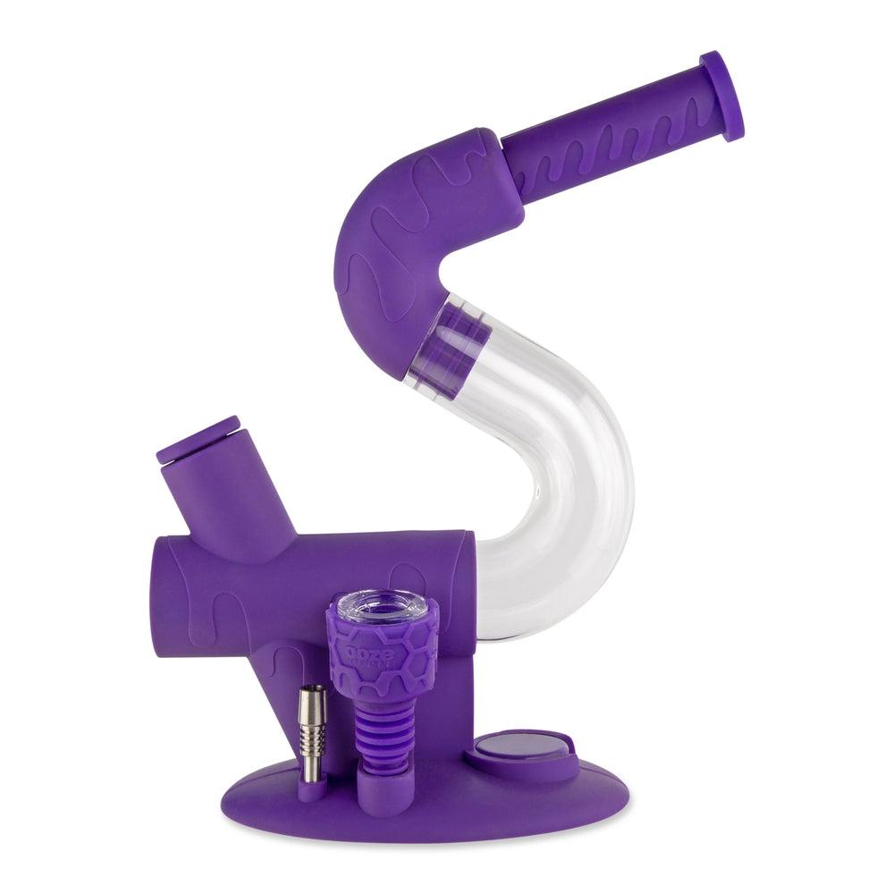 Ooze Swerve Silicone Water Pipe - Discreet Smoker