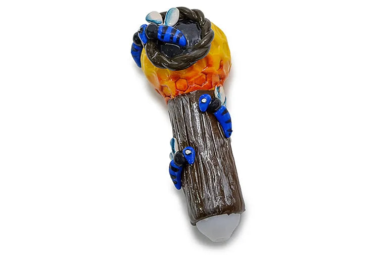 Clay Honeycomb Handpipe - Discreet Smoker