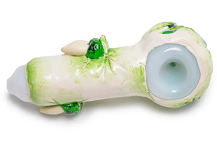 Clay Monster Teeth Handpipe - Discreet Smoker