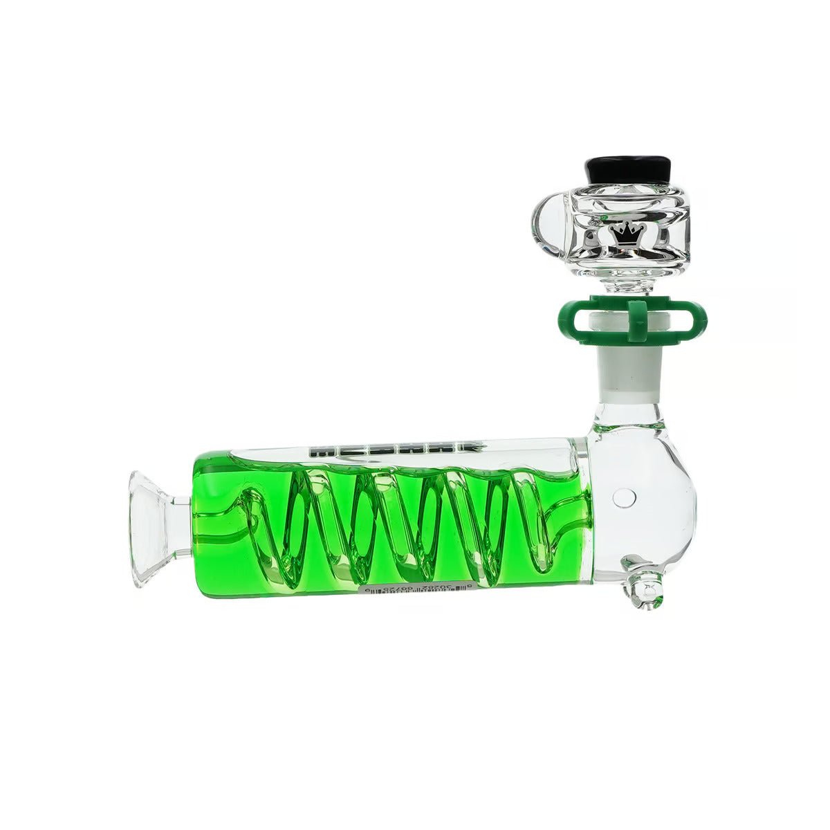 Krave Glass Freezable Steamroller Hand Pipe - Discreet Smoker