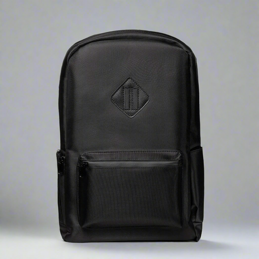 Smell Proof Backpack with Lock (Black) - Discreet Smoker