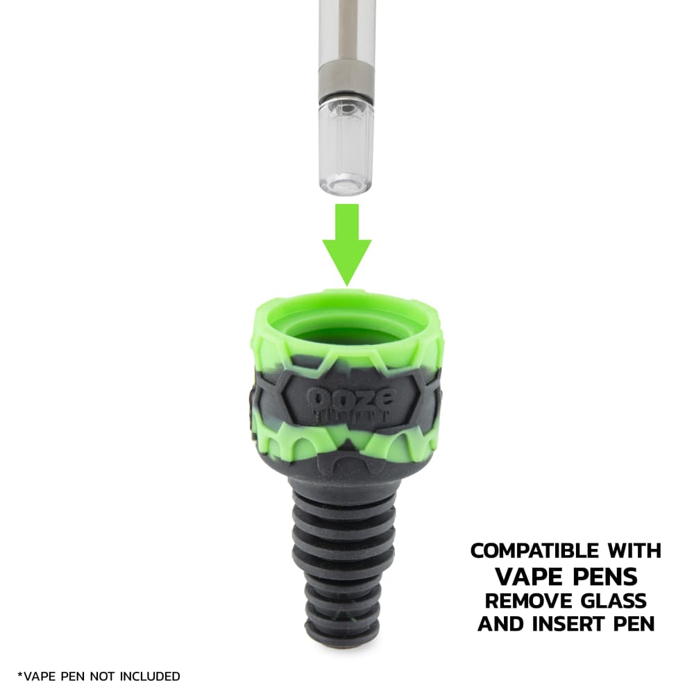Ooze Ozone Silicone Water Pipe and Dab Straw - Discreet Smoker