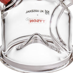 MJ Arsenal x Tyson 2.0 Punch-Out Bubbler - Discreet Smoker