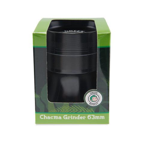 Green Monkey Grinder - Chacma 4pc with Ashtray - 63mm - Discreet Smoker