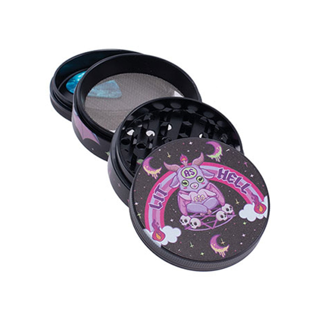 LIT AS HELL WACKY GRINDER - Discreet Smoker