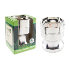Green Monkey Grinder - Chacma 4pc with Ashtray - 63mm - Discreet Smoker