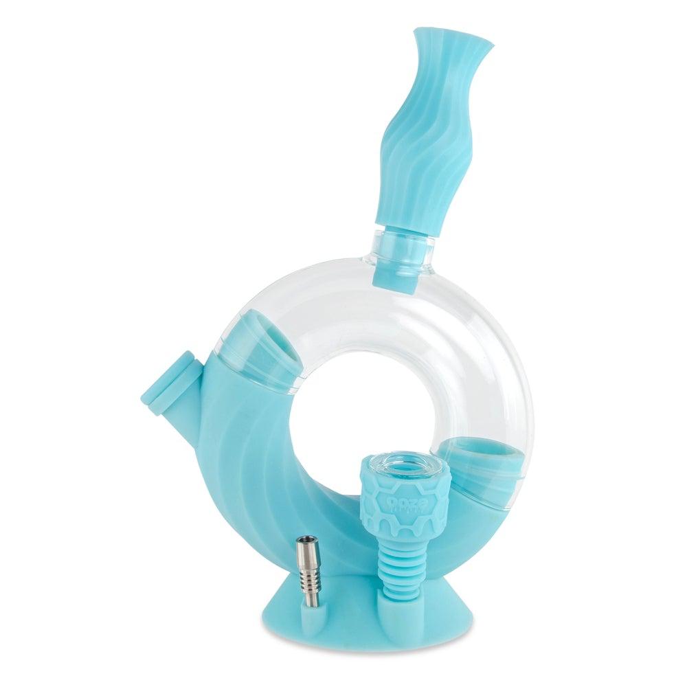 Ooze Ozone Silicone Water Pipe and Dab Straw - Discreet Smoker
