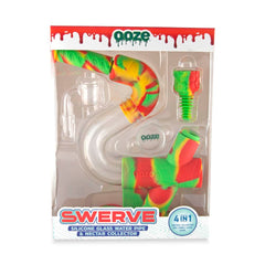 Ooze Swerve Silicone Water Pipe - Discreet Smoker