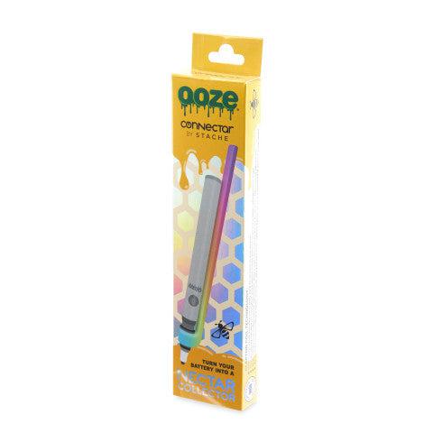 Ooze x Stache ConNectar - 510 Thread Dab Straw Vape Pen Attachment - Discreet Smoker