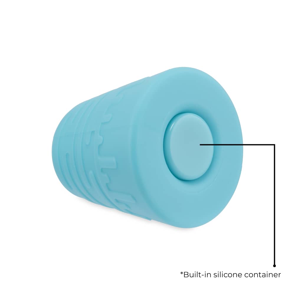 Ooze Blaster Silicone Glass 4-in-1 Hybrid Water Pipe and Dab Straw - Discreet Smoker