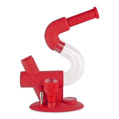 Ooze Swerve Silicone Water Pipe - Discreet Smoker