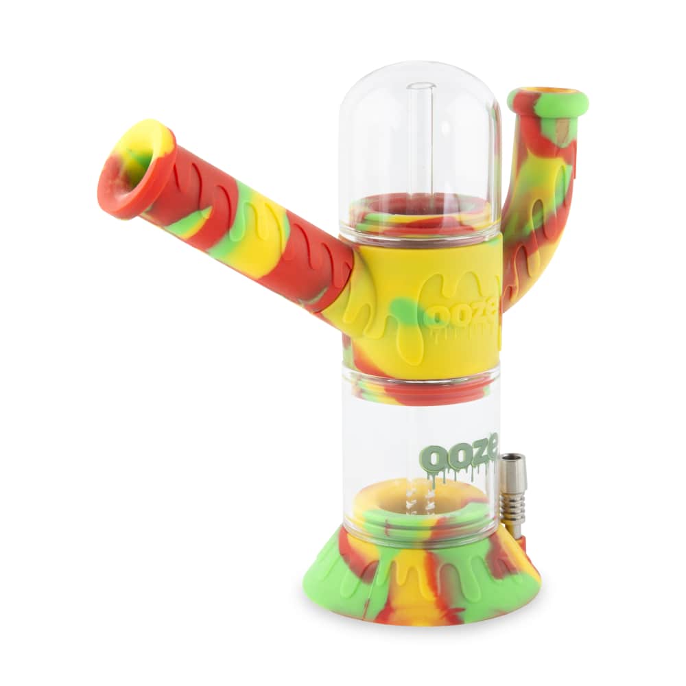 Ooze Cranium Silicone 4-in-1 Hybrid Water Pipe - Discreet Smoker